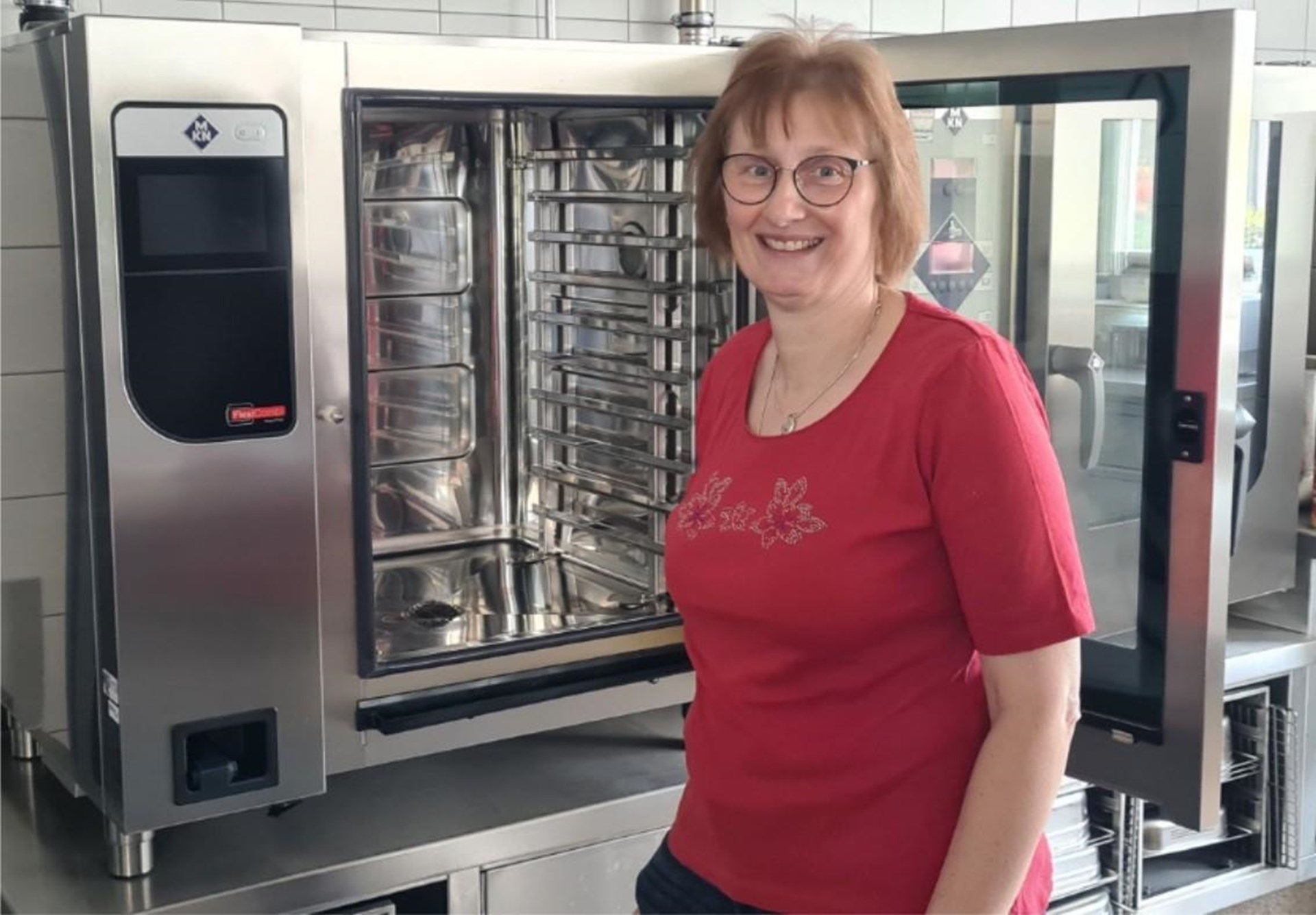 Edeltraud Pickl bei der Arbeit