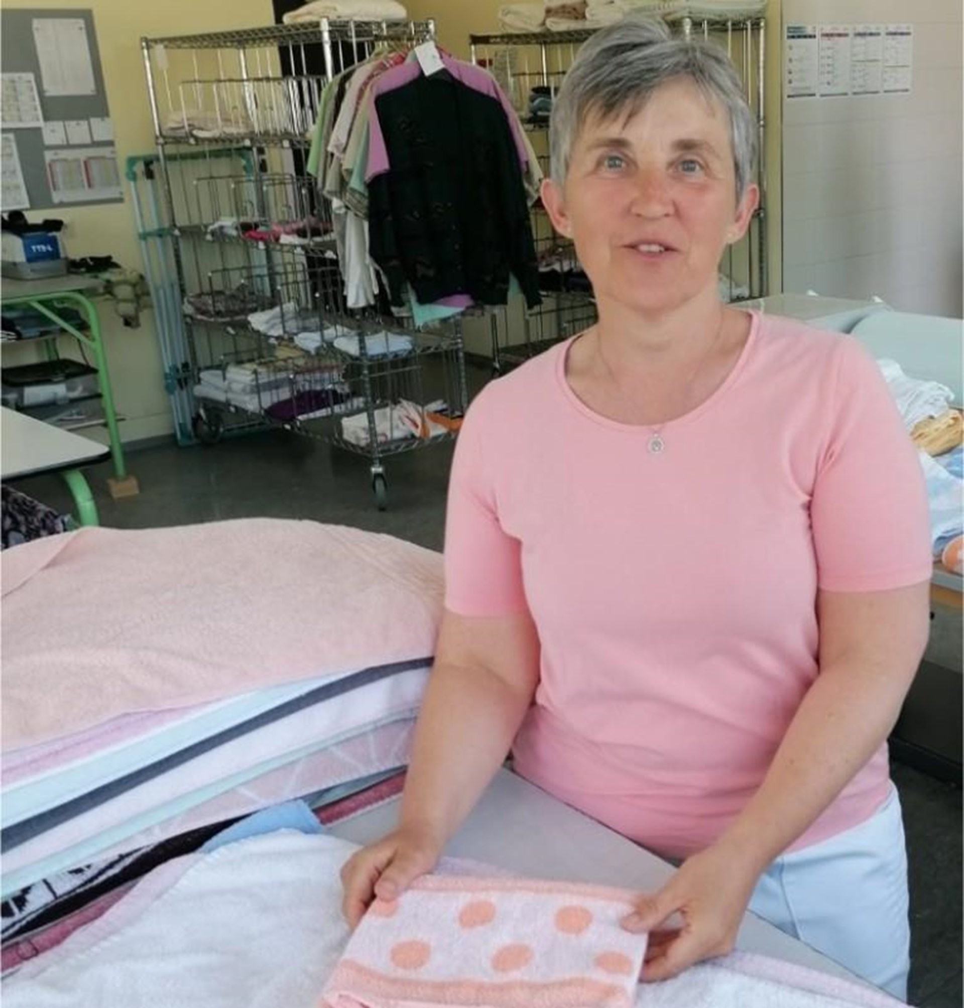 Anita Wittmann bei der Arbeit