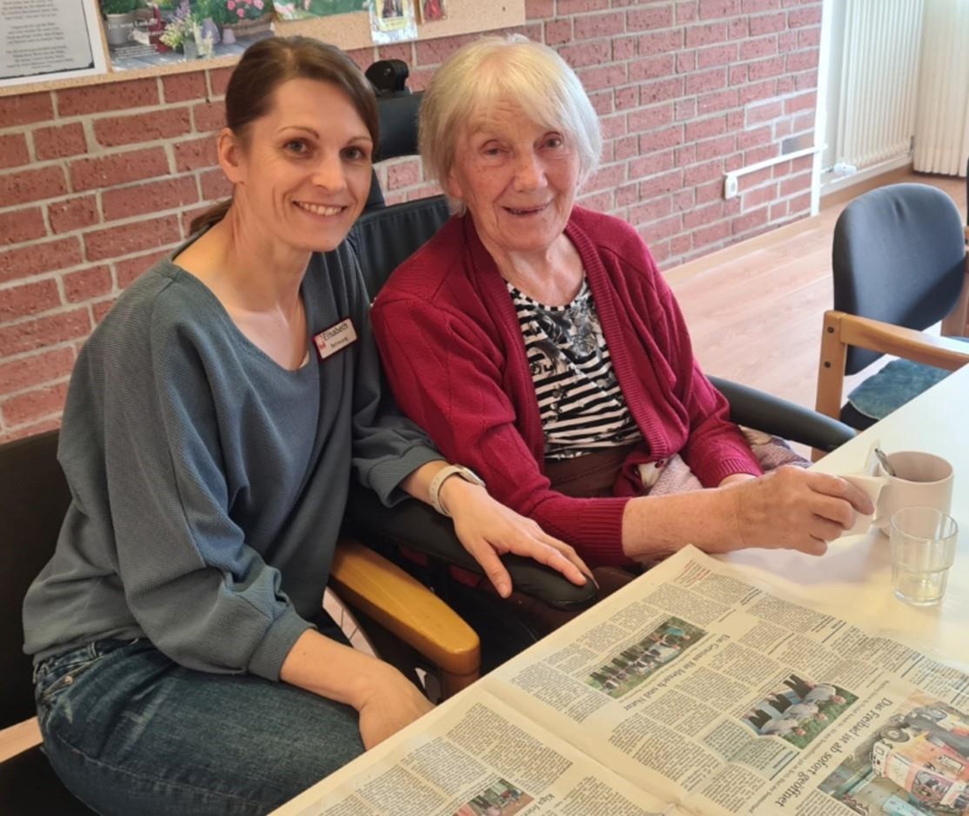 Elisabeth Karg-Rath bei der Arbeit